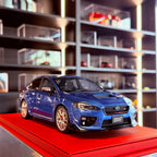 Subaru WRX STI S207 2015 – perleťová modrá WR, mierka 1:18 od OttOmobile — limitovaná edícia 2 000 ks