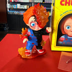 Фигура от потвърдена сляпа кутия Chucky Franchise Series Flame Chucky от POP MART