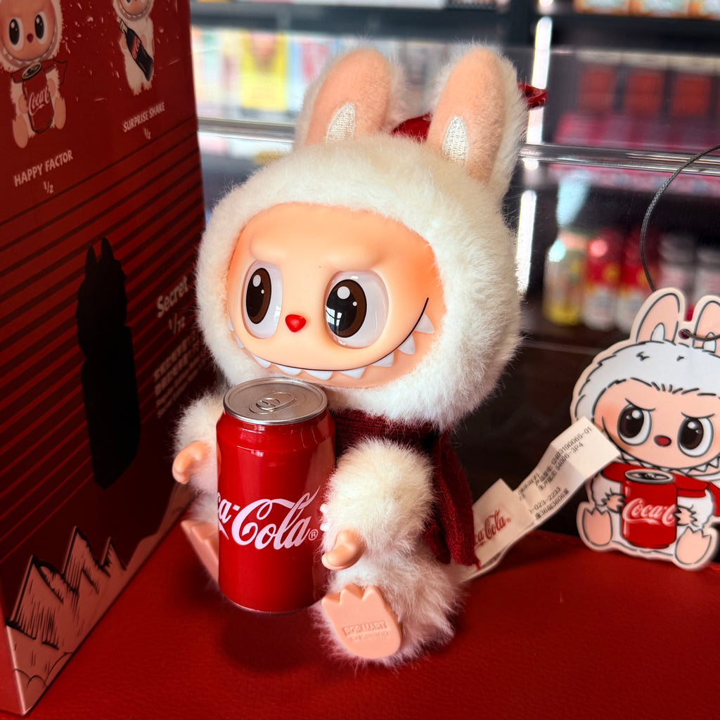 LABUBU × Coca-Cola The Monsters Series Happy Factor Figure — boîte mystère confirmée par POP MART