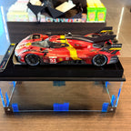 Ferrari 499P vencedor das 24 Horas de Le Mans de 2023, escala 1:18, versão com efeitos de corrida – Edição limitada a 100 unidades, da Amalgam Collection