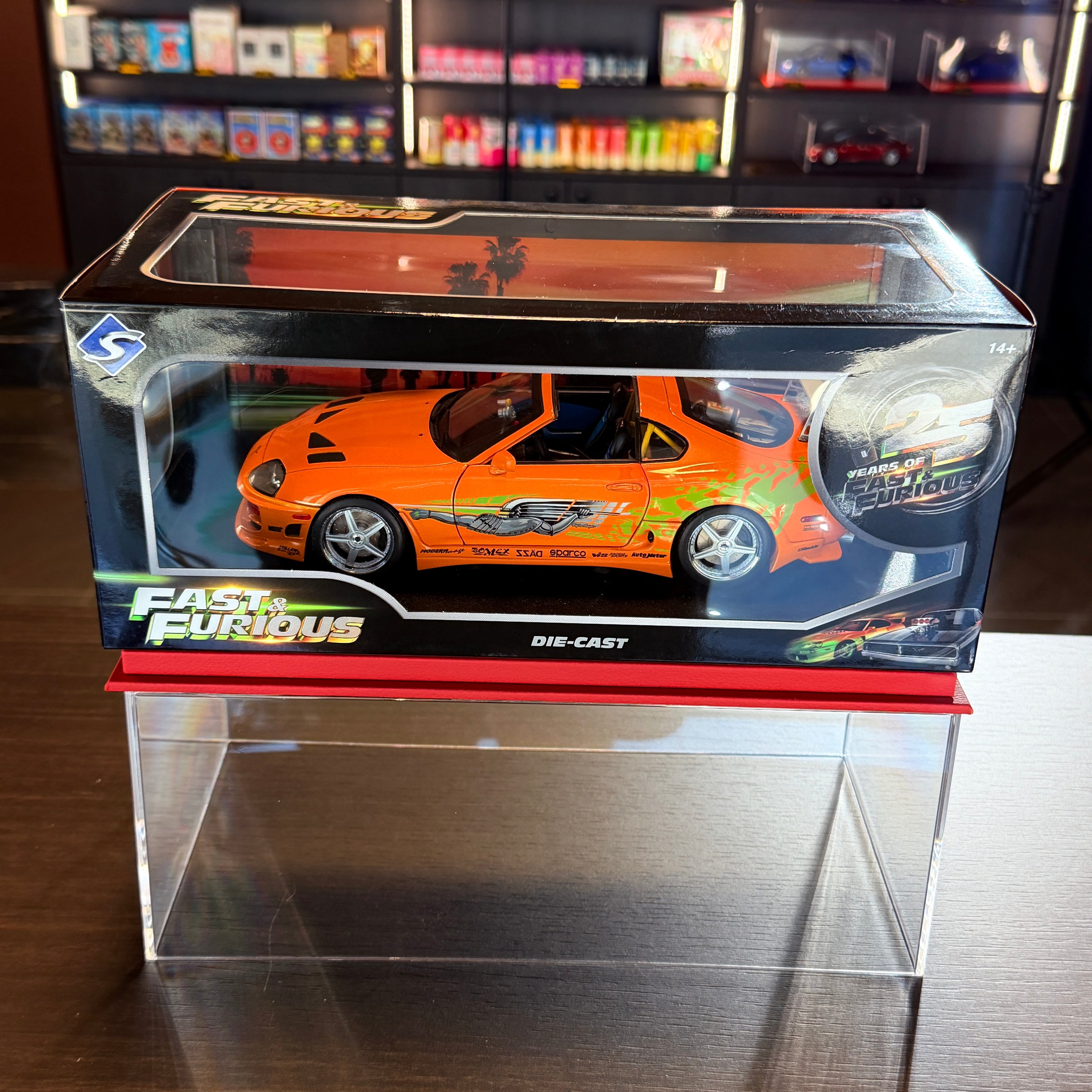 Toyota Supra MK4 (A80) Szybcy i wściekli – Brian z otwartym dachem 2001 – Solido