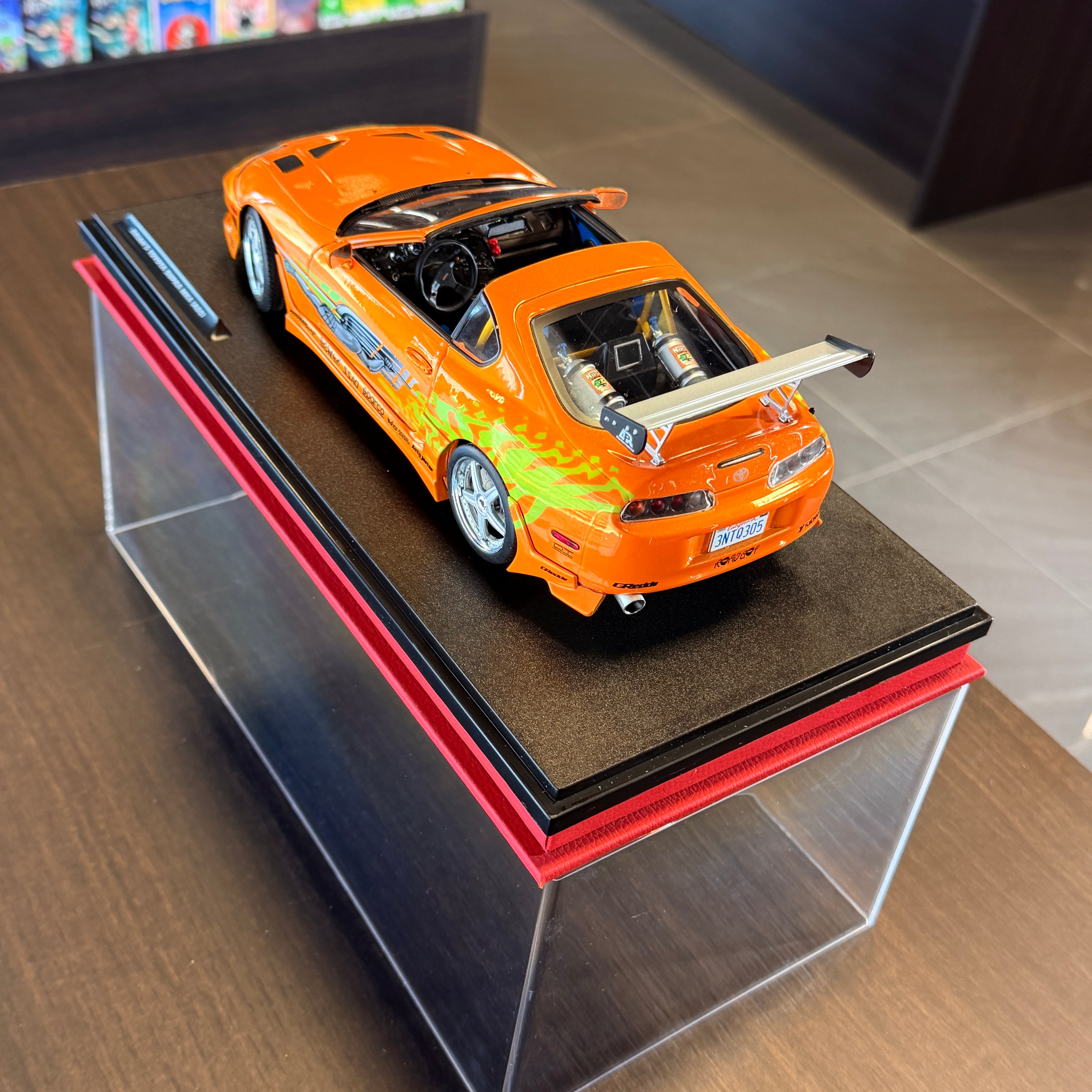 1:18 Toyota Supra MK4 (A80) Halálos iramban – Brian nyitott tetővel 2001 – Solido