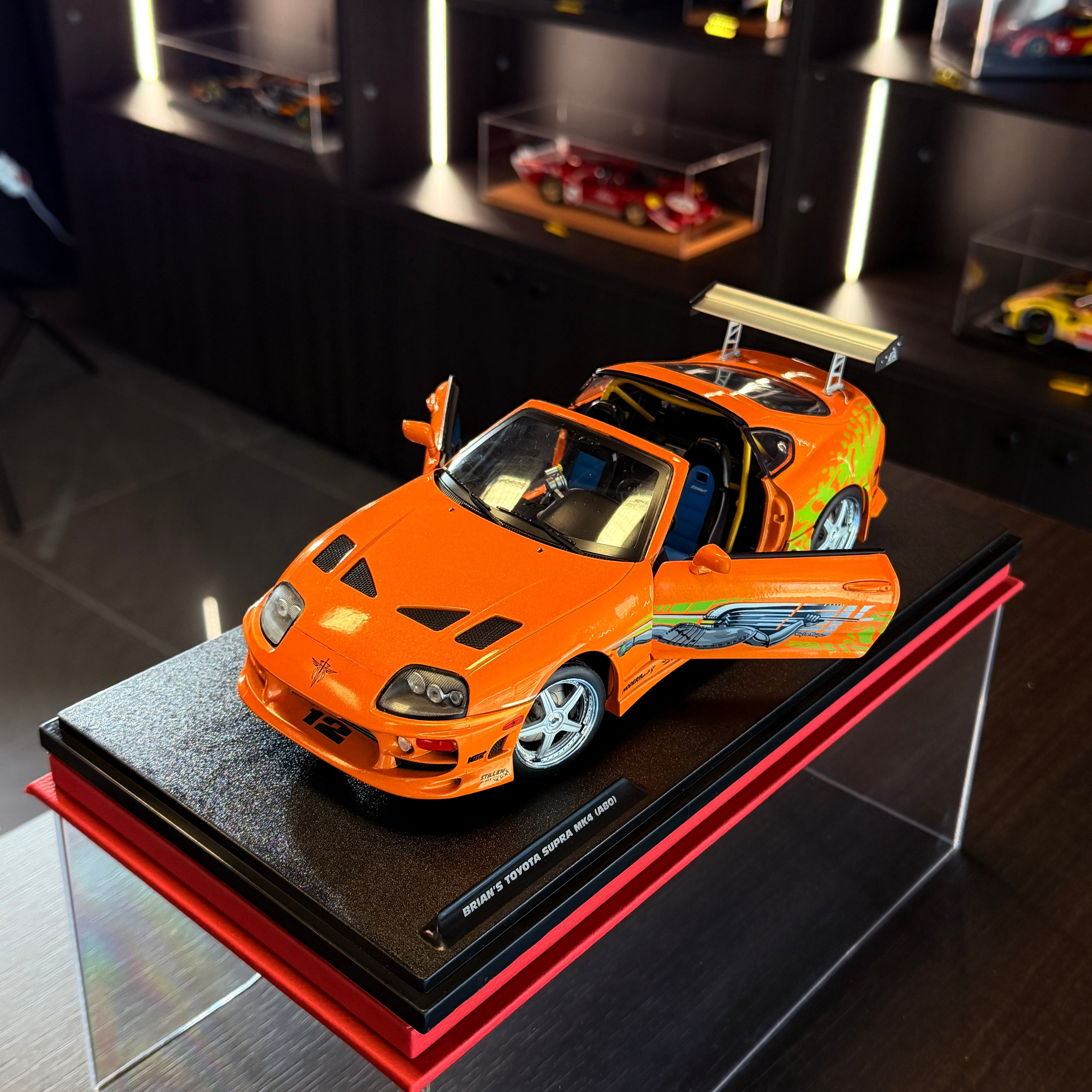 1:18 Toyota Supra MK4 (A80) Halálos iramban – Brian nyitott tetővel 2001 – Solido