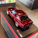 Mercedes-Benz 190 PANDEM roșu metalizat, 1:18, de Ignition Model