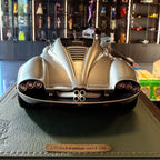Pagani Huayra Codalunga gri Montecarlo semimat, 1:18, cu vitrină de prezentare, de BBR – ediție limitată la 100 de bucăți