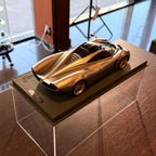 Pagani Huayra Codalunga gri Montecarlo semimat, 1:18, cu vitrină de prezentare, de BBR – ediție limitată la 100 de bucăți