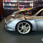 Pagani Huayra Codalunga gri Montecarlo semimat, 1:18, cu vitrină de prezentare, de BBR – ediție limitată la 100 de bucăți