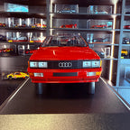 Audi quattro 1980 červený model v měřítku 1:18 od Minichamps
