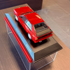 Audi quattro 1980 červený model v měřítku 1:18 od Minichamps
