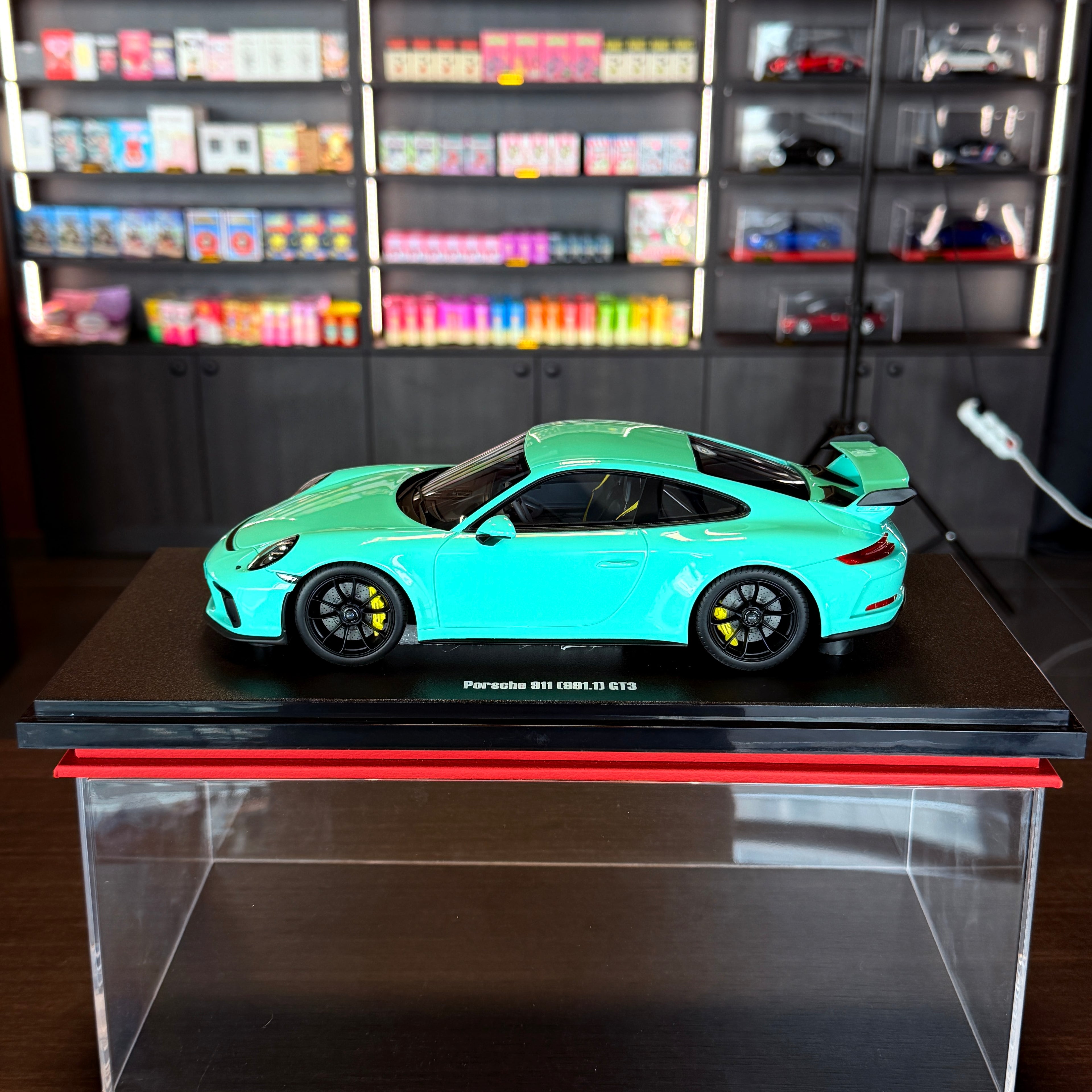 Porsche 911 (991.1) GT3 – 1:18 mastelio modelinis automobilis nuo GT Spirit