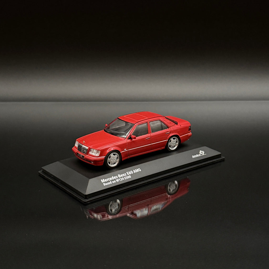 Mercedes-Benz E60 AMG (W124) 1994 – Signalrot Maßstab 1:43 von Solido