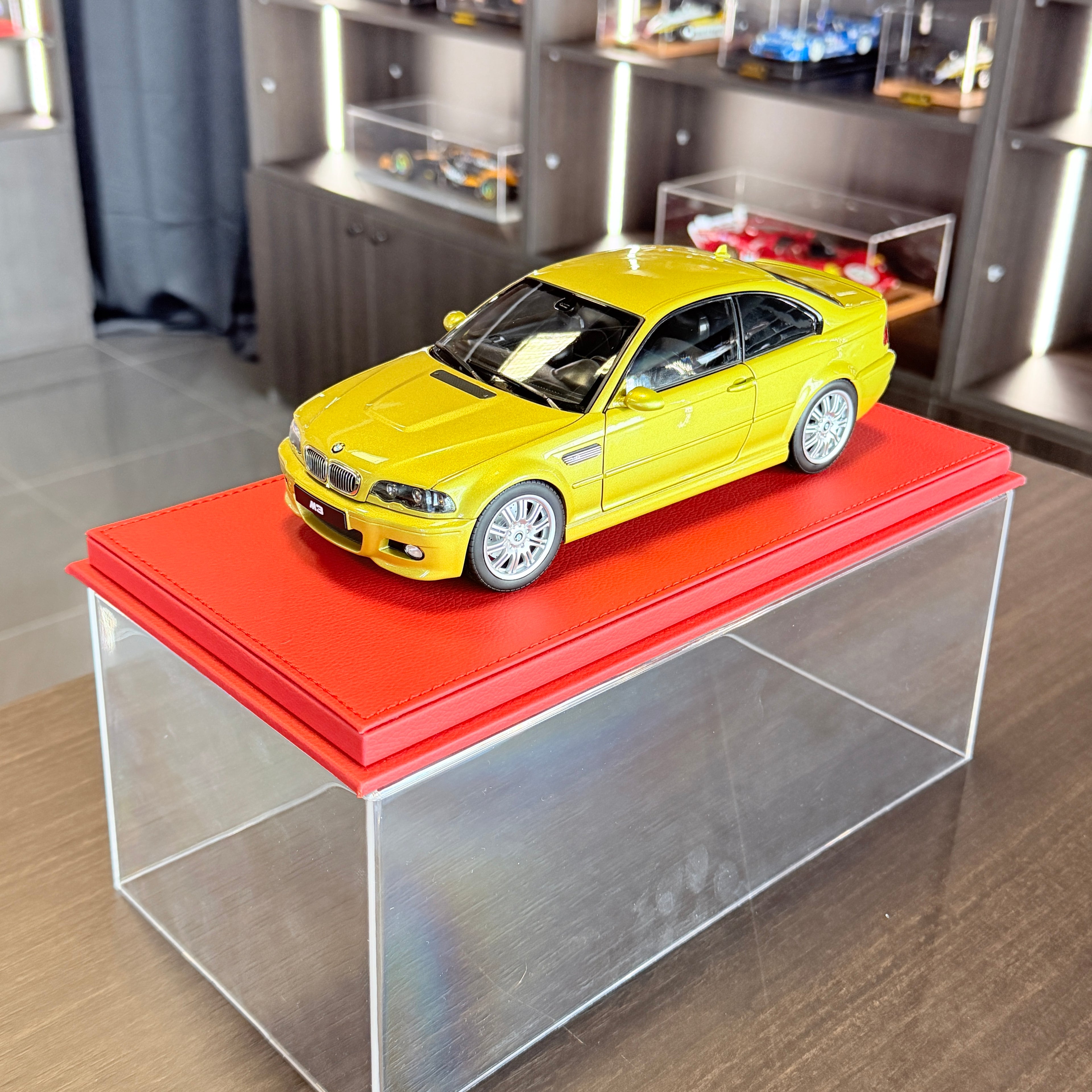 BMW M3 (E46) 2000 Yellow Metallic 1:18 Scale by NOREV (Limited 1000)