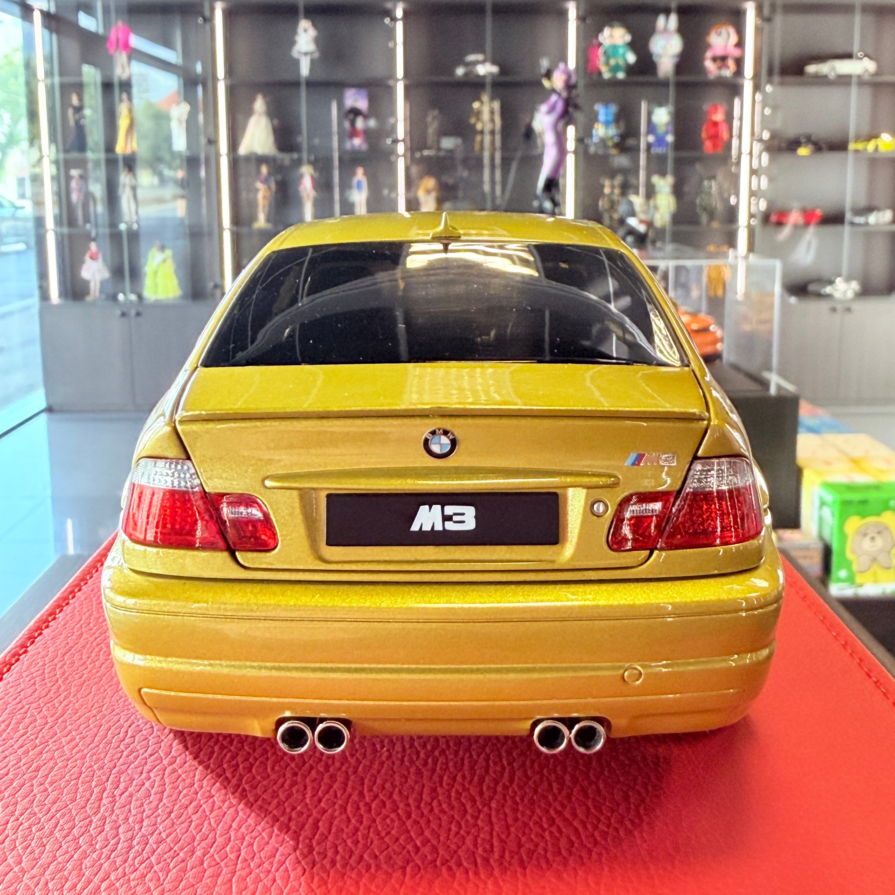 BMW M3 (E46) 2000 Yellow Metallic 1:18 Scale by NOREV (Limited 1000)