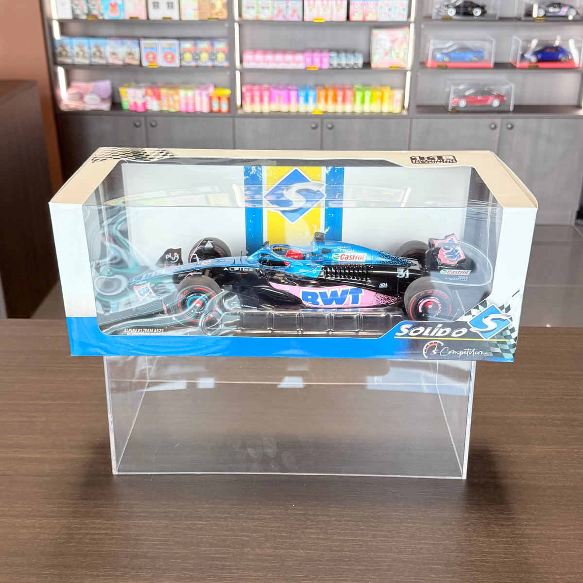 Alpine F1 Team A523 Monaco GP 2023 Esteban Ocon 1:18 od Solido