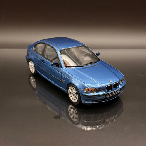 BMW 318ti Compact (E46) 2002 – Estoril Blue 1:18 Scale by OTTOmobile – OttOmobile – view 2