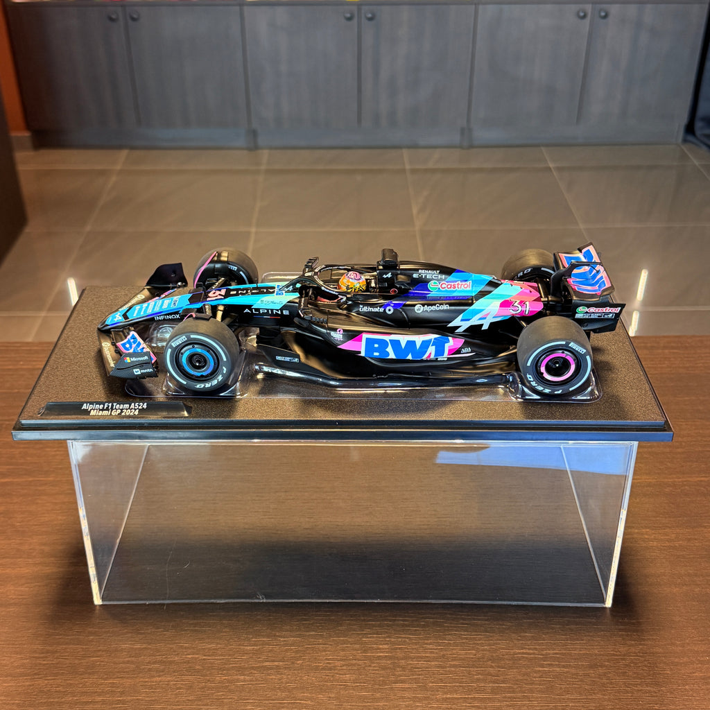 Alpine F1 Team A524 Miami GP 2024 Esteban Ocon 1:18 by Solido
