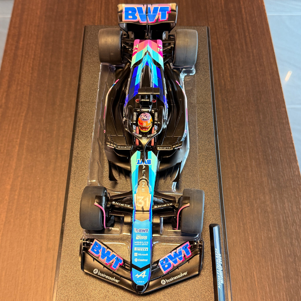 Alpine F1 Team A524 Miami GP 2024 Esteban Ocon 1:18 by Solido