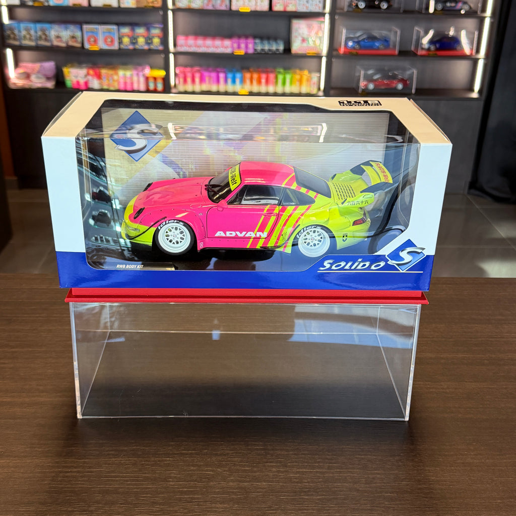 Porsche RWB Bodykit Pink 2024 v mierke 1:18 od Solido