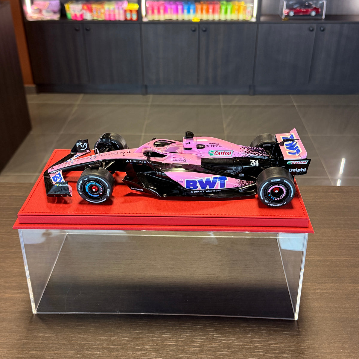 Alpine A523 prezentační verze Pink Edition 1:18 od Solido