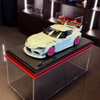 Toyota GR Supra Liberty Walk Body Kit White/Pink 2025 1:18 od Solido