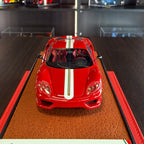 Ferrari 360 Challenge Stradale Rosso Corsa s talianskym pruhom 1:43 BBR, limitovaná edícia 189 kusov