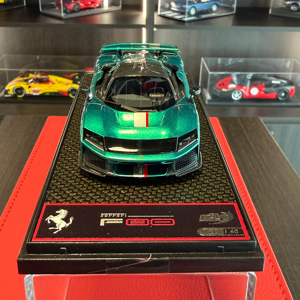 Ferrari F80 Green Jewel bez závodního čísla 1:43 od BBR Models - limitováno na 40 ks