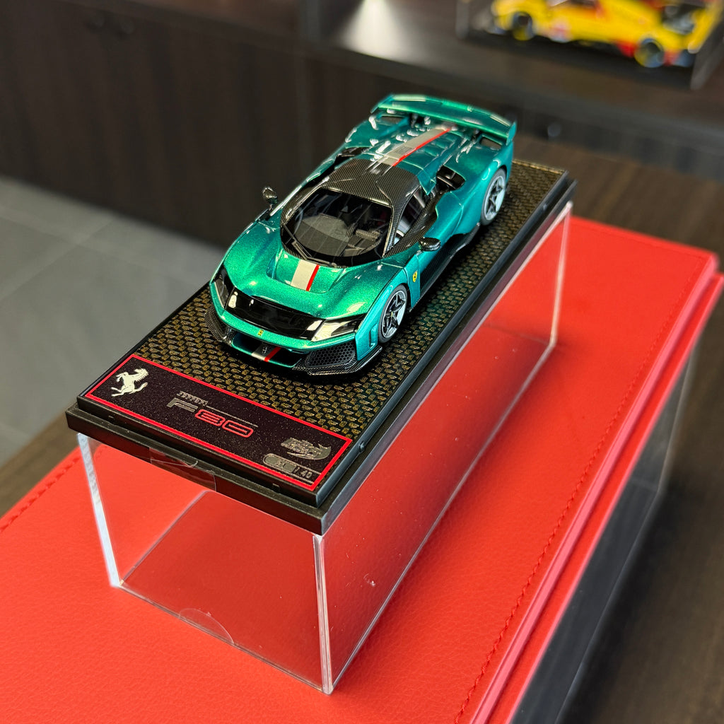Ferrari F80 Green Jewel bez závodního čísla 1:43 od BBR Models - limitováno na 40 ks