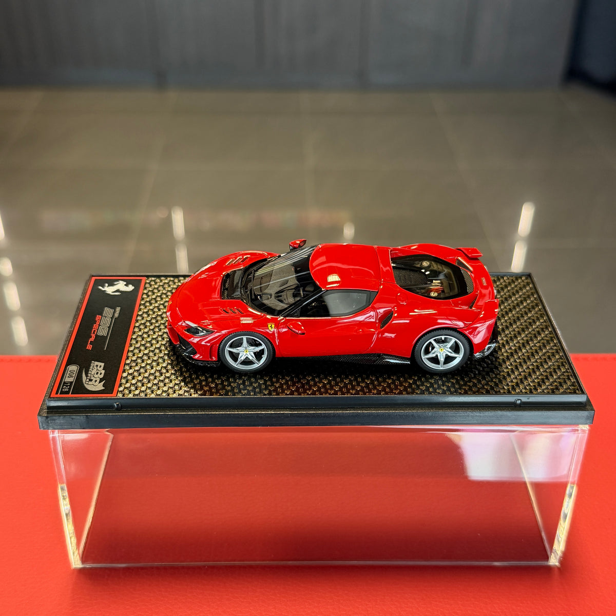 Ferrari 296 Speciale Rosso Corsa 1:43 firmy BBR Models — limitowana edycja 126 szt.