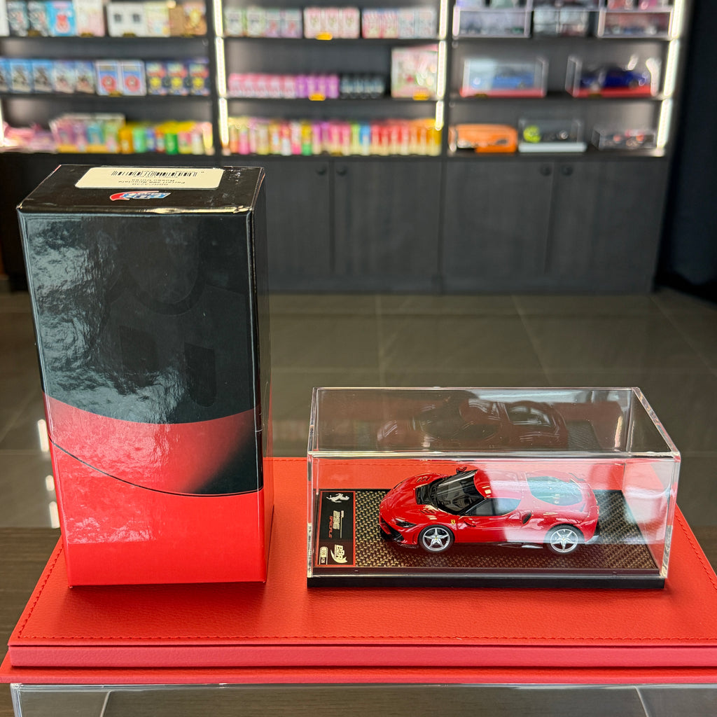 Ferrari 296 Speciale Rosso Corsa 1:43 firmy BBR Models — limitowana edycja 126 szt.