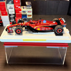 Ferrari SF-24 United States Grand Prix 2024 Charles Leclerc Winner 1:18 Scale Poliform by BBR Models
