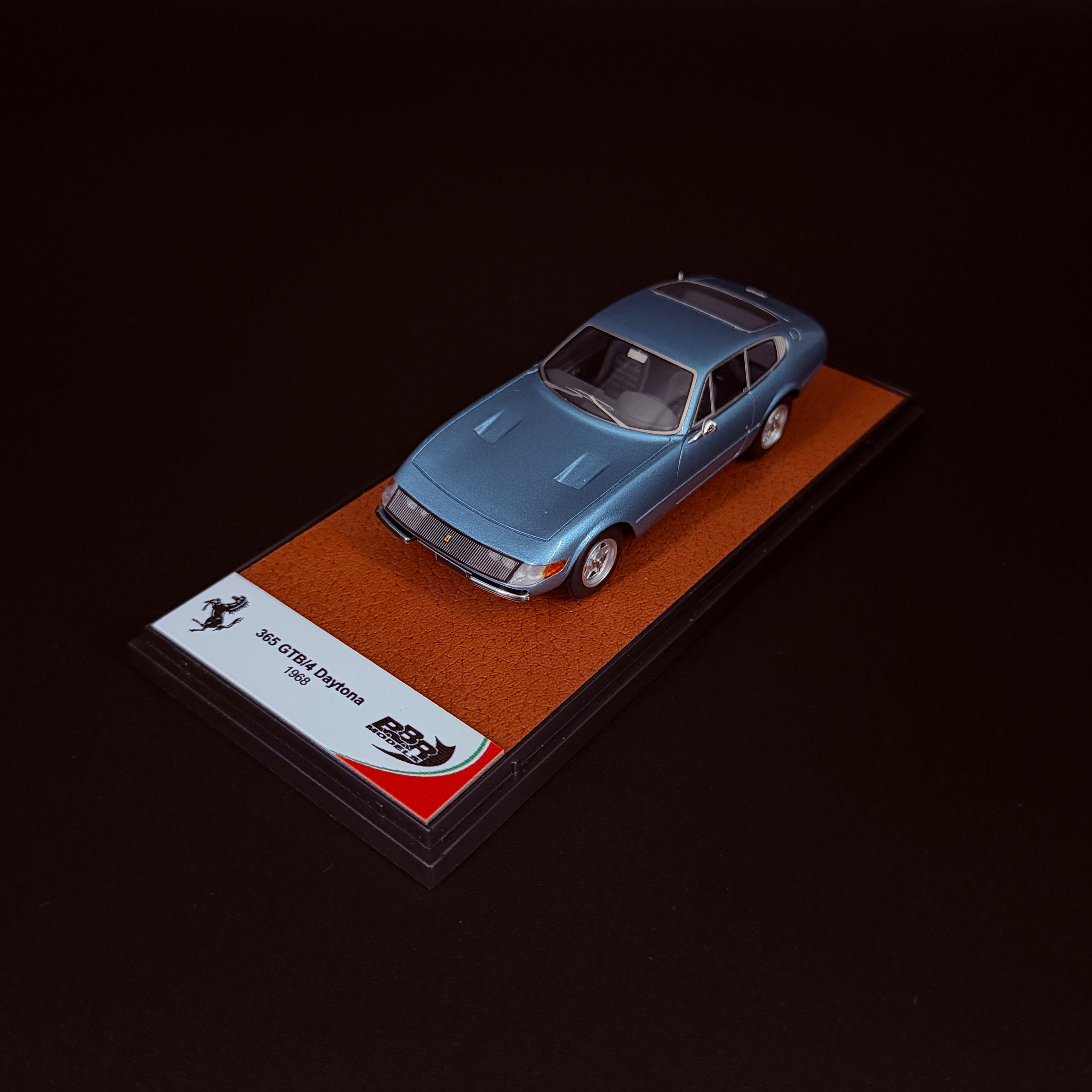 Modellauto BBR Models 1/43 Ferrari 365 GTB/4 Daytona Azzuro Met.