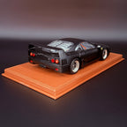 Ferrari F40 Mattschwarz Rote Sitze Schneereifen 1/18 BBR BBRKS008 Ed. 54Stk.