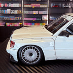 Mercedes-Benz 190 PANDEM White 1:18 by Ignition Model – rear three-quarter view