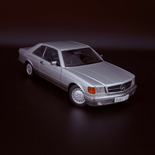 1:18 Mercedes-Benz 500 SEC Coupé 1986 Silver od AUTOart Millennium