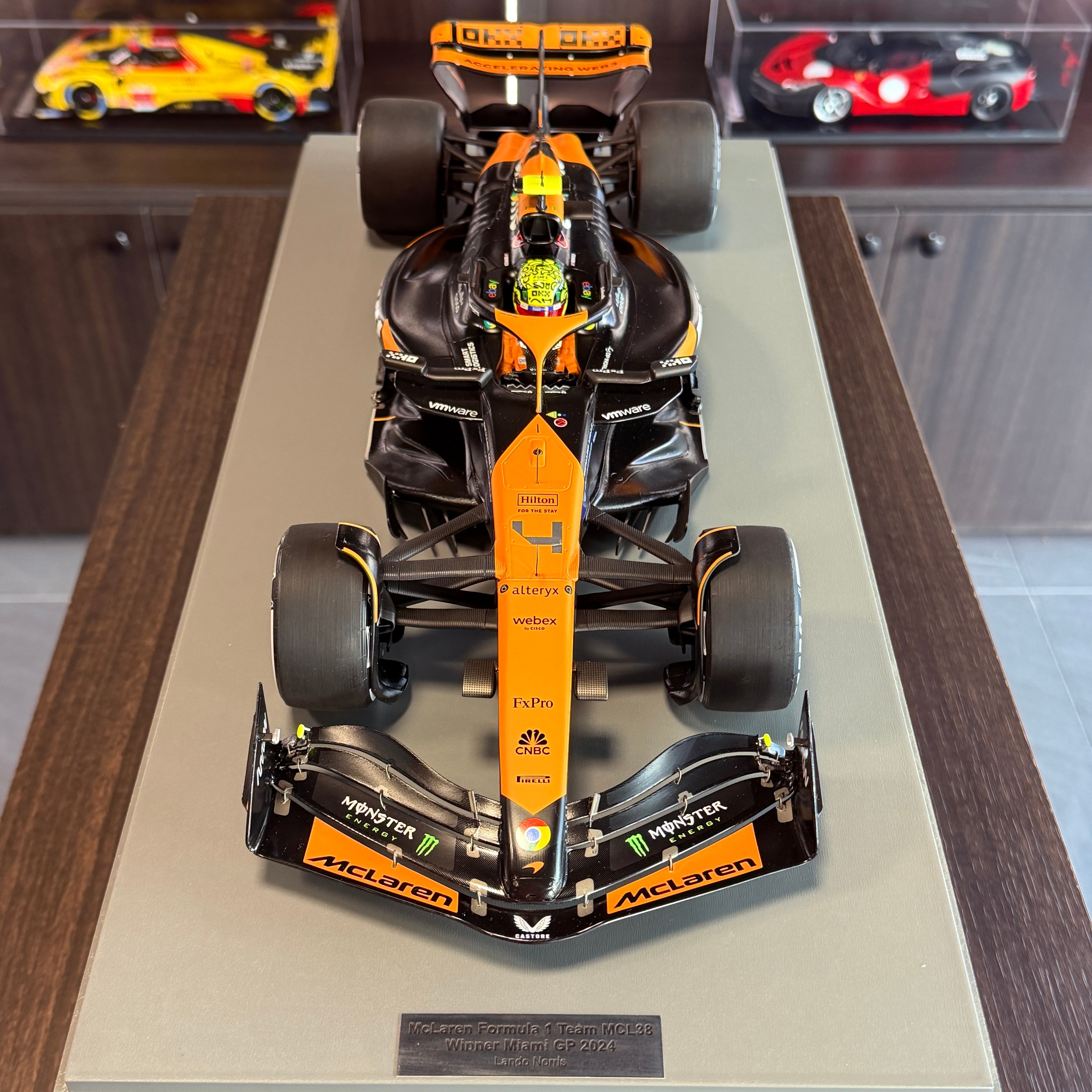 McLaren MCL38 #4 Lando Norris 1:12 by Spark – cockpit and bodywork detail
