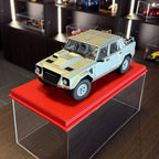 Lamborghini LM002 Argento / Metallic Silver 1:18 by AUTOart – front three-quarter view