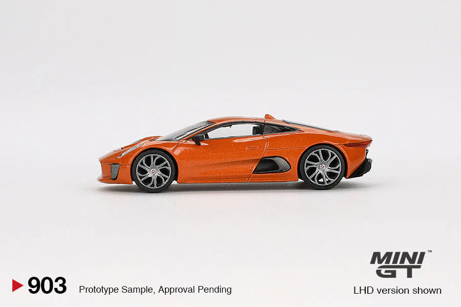 MINI GT Jaguar C-X75 – James Bond 007: Spectre (2015) Niederländische Verpackung 1:64 Diecast-Modell