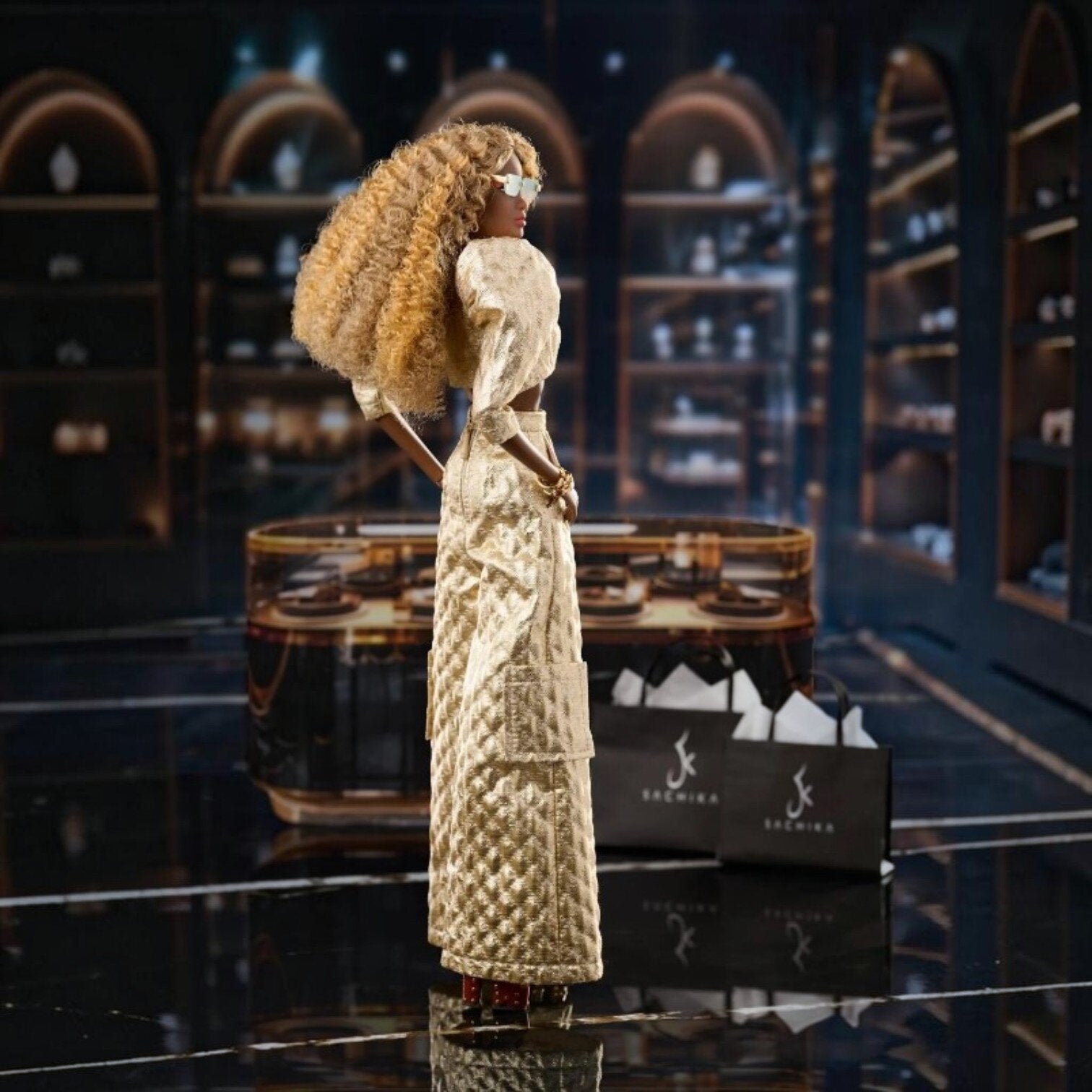 Meteor Collection: Golden Glam Queen Keeki Adaeze Dressed Doll 2026