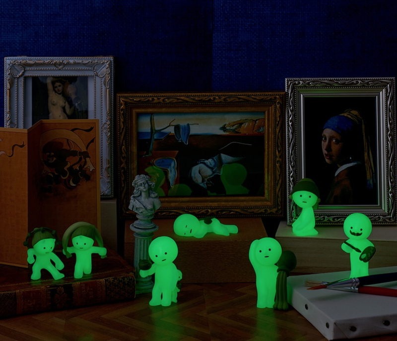 Smiski-minifigur – Museum-serie blind box fra Dream Inc.
