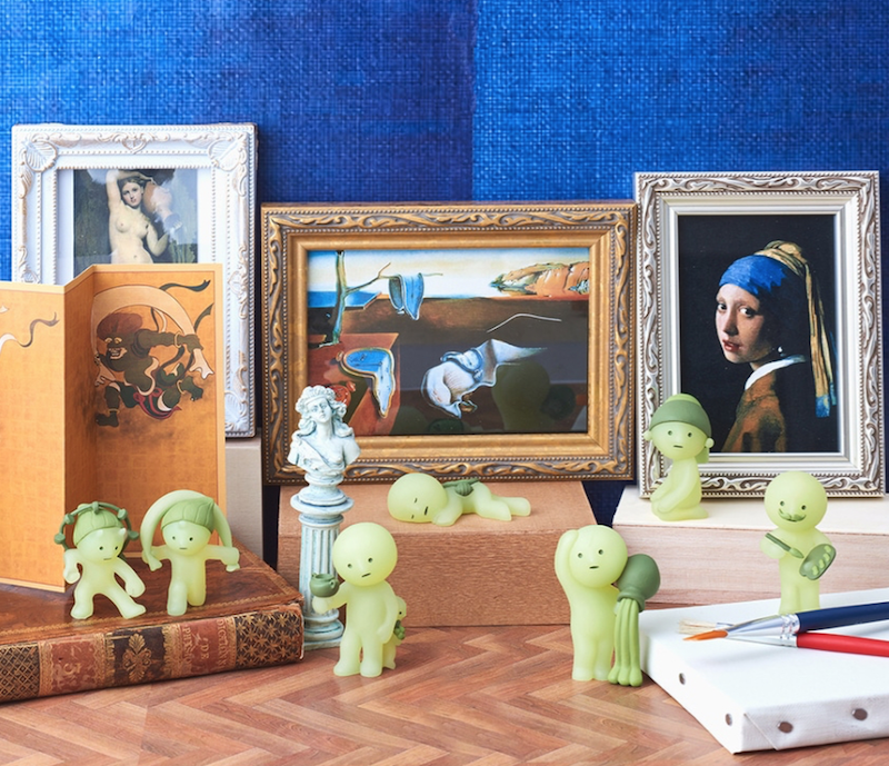 Smiski-minifigur – Museum-serie blind box fra Dream Inc.