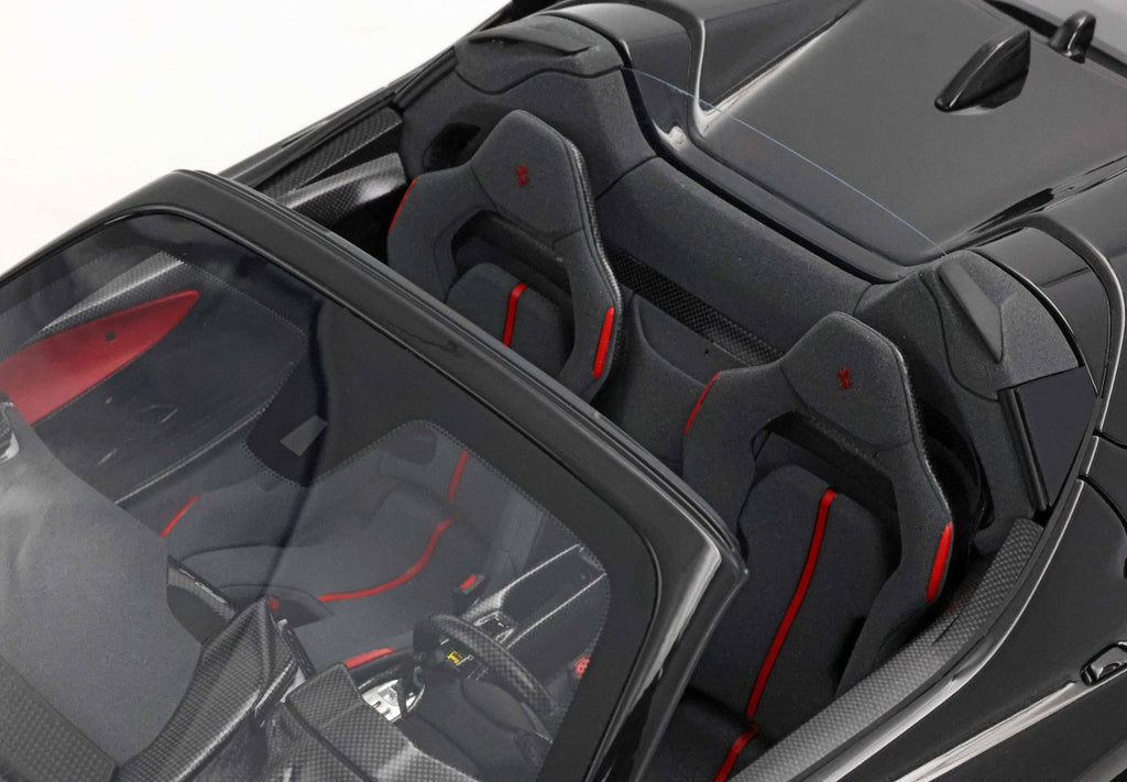BBR-Models 1/12 Ferrari Sf90 XX Stradale Spider 2024 Rot Carbon Schwarz BBR1221D