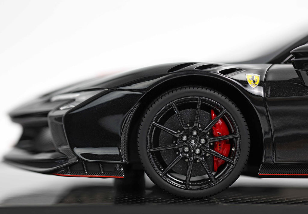 BBR-Models 1/12 Ferrari Sf90 XX Stradale Spider 2024 Rot Carbon Schwarz BBR1221D