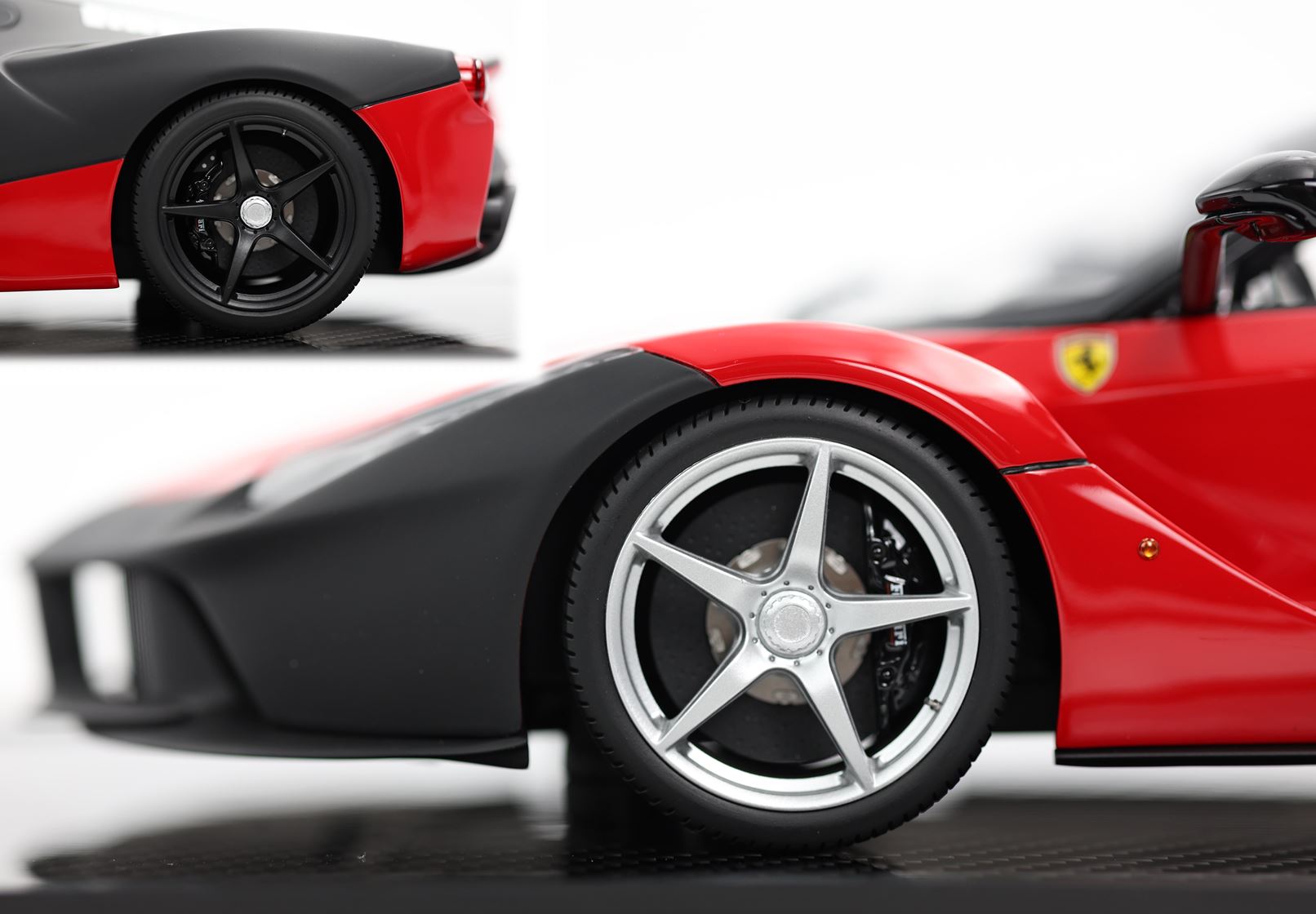 Ferrari LaFerrari Test 2012 Rosso Corsa 322 und nero Opaco EXCLUSIVE BBR