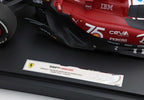 Ferrari SF-25, 2025 m. Monako Grand Prix, 75 metų „Shell“ apipavidalinimas, Charles Leclerc, 1:12 mastelio, su vitrina, BBR Models