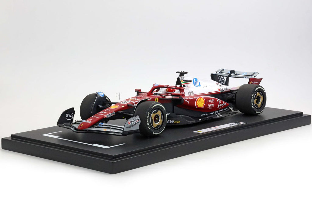 Ferrari SF-25 Monza Grand Prix 2025 50 Years of Lauda World Championship Charles Leclerc No.16 Limited Edition 1:12 Scale with Display Case by BBR Models