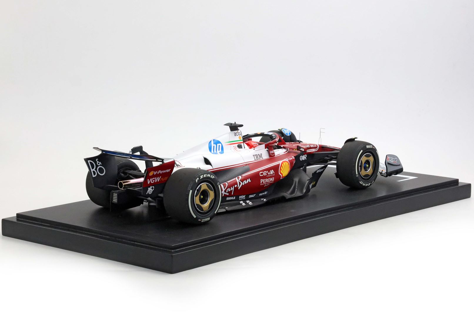 Ferrari SF-25 Gran Premio d’Italia a Monza 2025, 50 anni dal campionato mondiale di Lauda, Charles Leclerc n.16, edizione limitata in scala 1:12 con teca espositiva di BBR Models