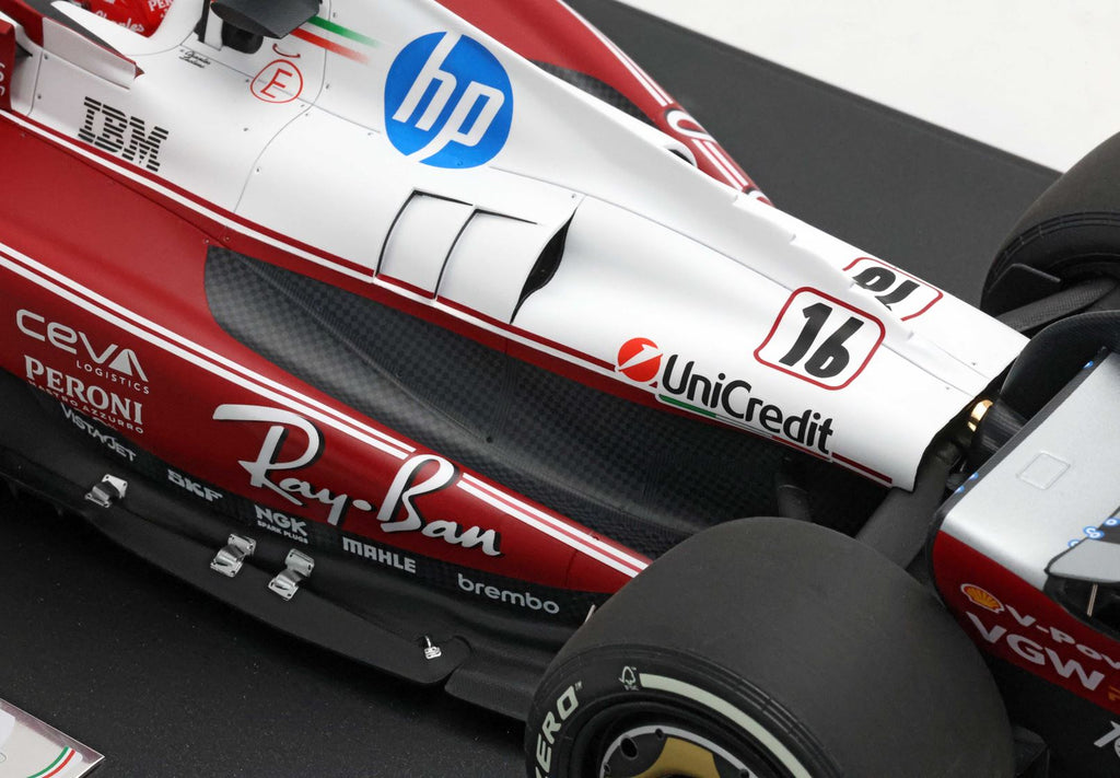 Ferrari SF-25 Monza Grand Prix 2025 50 Years of Lauda World Championship Charles Leclerc No.16 Limited Edition 1:12 Scale with Display Case by BBR Models