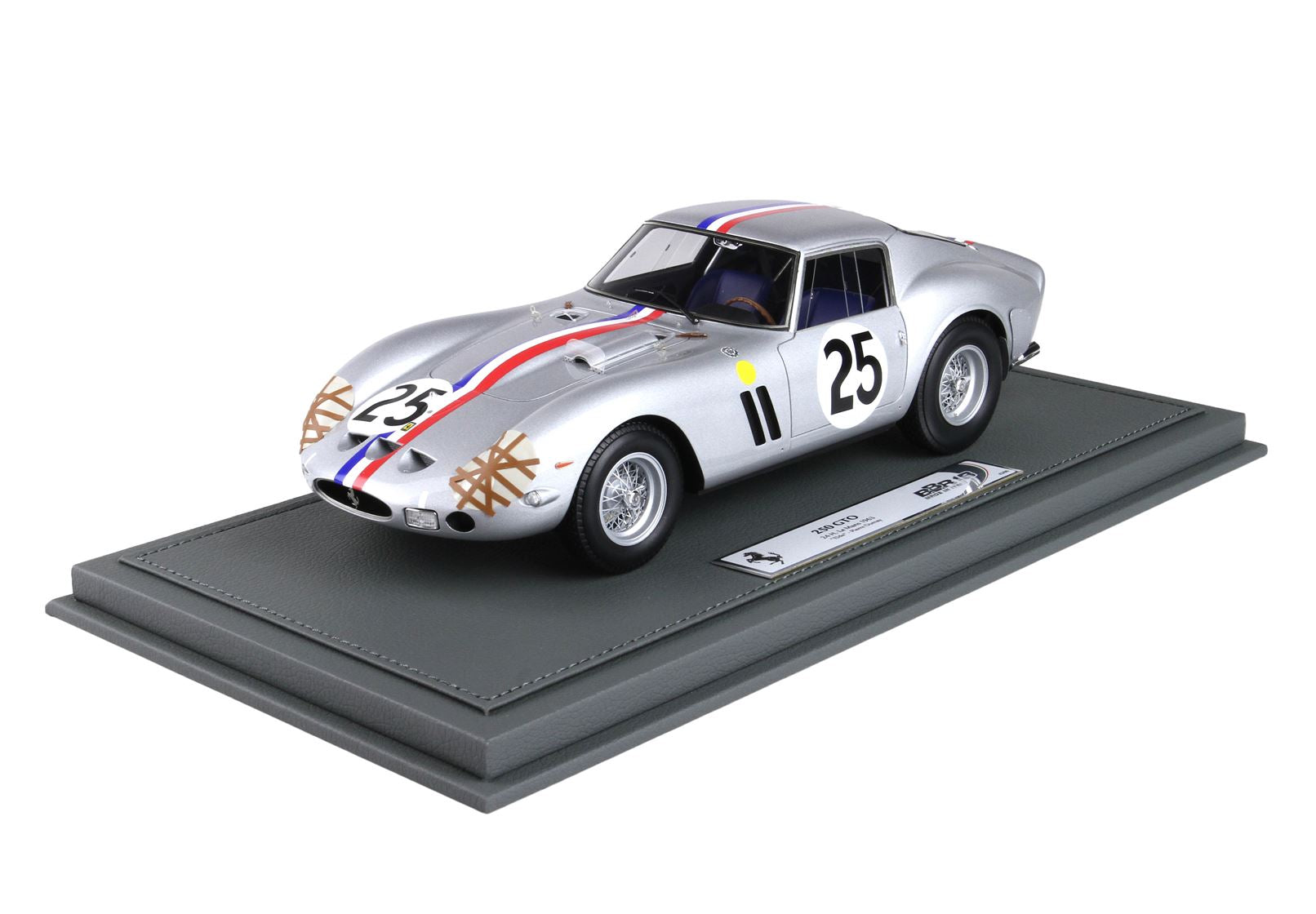 Ferrari 250 GTO #25 24 Horas de Le Mans 1963 (Versión Nocturna) – Elde & Pierre Dumay – Escala 1:18 con Vitrina de BBR Models