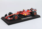 Ferrari SF-24 Gran Premio de Mónaco 2024 #55 – Carlos Sainz – Escala 1:18 (Embalaje de Lujo, Edición Limitada de 50 unidades) de BBR Models