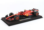 Ferrari SF-24 #55 Carlos Sainz – Ganador GP Australia 2024 – Coche en miniatura a escala 1:18 con vitrina (Edición limitada de 180 unidades) de BBR Models